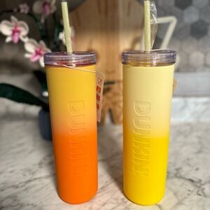 New Dunkin’ Rainbow Sippers Set of 2